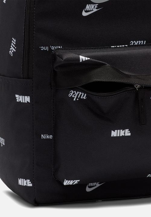 Nike - Heritage backpack - black/white/lt smoke grey