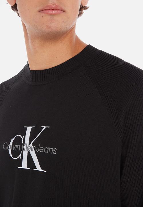 Calvin Klein - Logo driver sweater - ck black