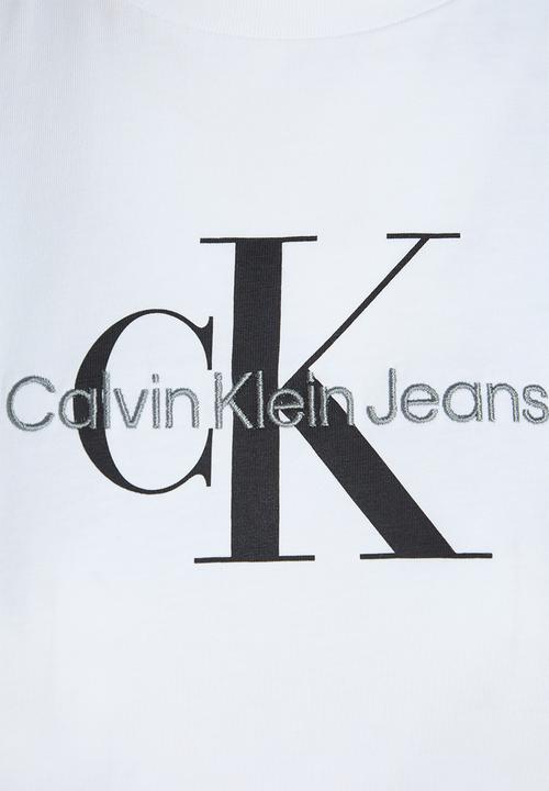 Calvin Klein - Archival monologo tee - bright white