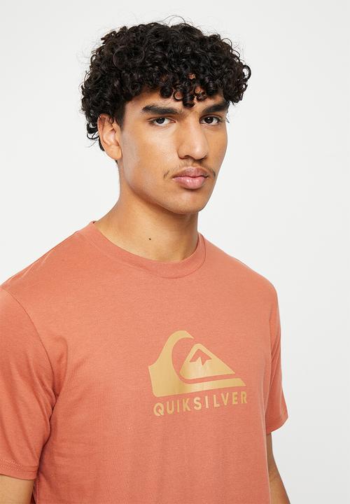 Quiksilver - Corp logo short sleeve - rust 
