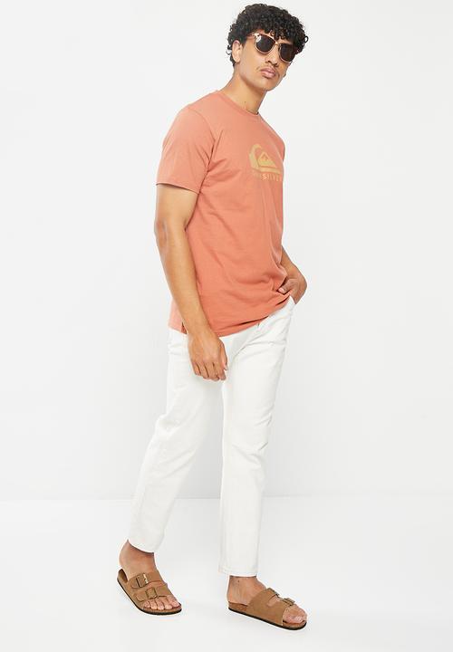 Quiksilver - Corp logo short sleeve - rust 