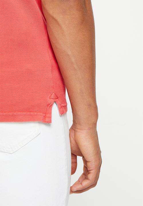 Superdry. - Vintage superstate polo - maldive pink