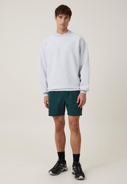 Cotton On - Oversized crew sweater - grey marle