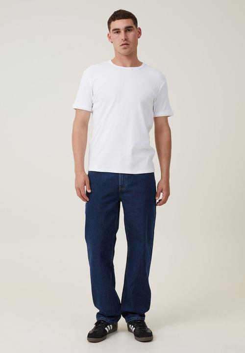 Cotton On - Ribbed t-shirt - white