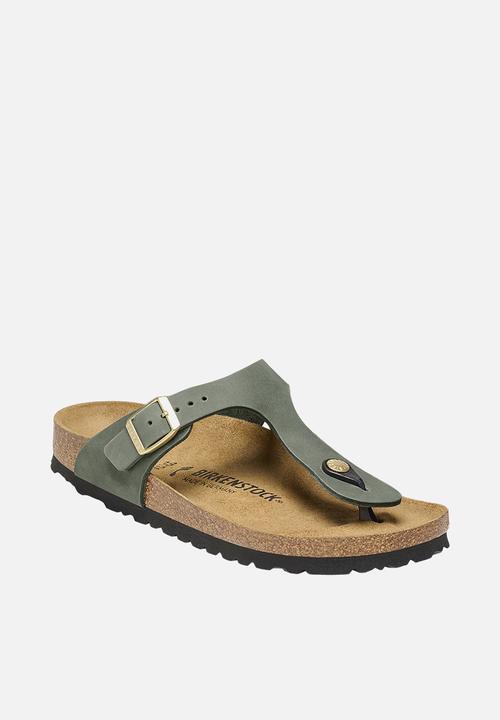 Birkenstock - Gizeh sfb nubuck regular - thyme