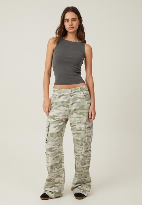 Cotton On - Madison boat neck tank - washed black