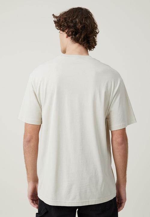 Cotton On - Organic loose fit t-shirt - ivory