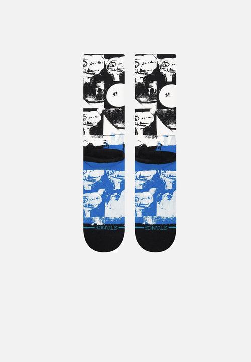 Stance Socks - Phone home - black & blue