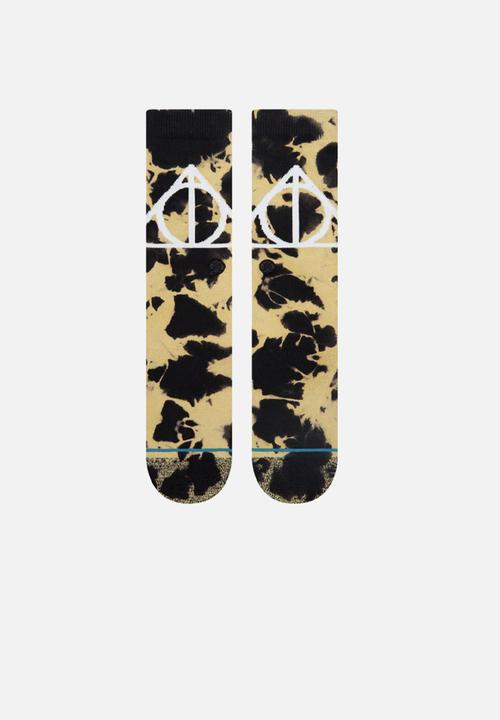Stance Socks - Cloak wand stone - black & yellow 