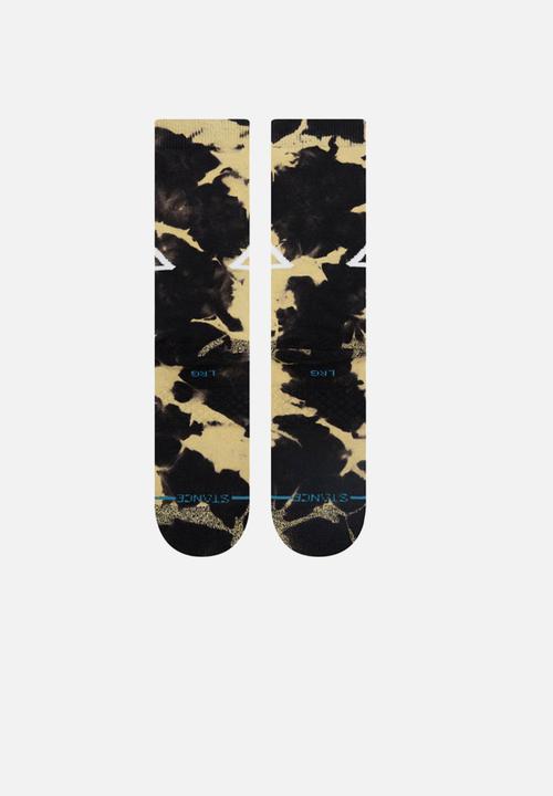 Stance Socks - Cloak wand stone - black & yellow 