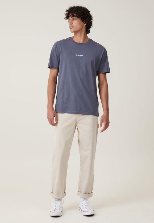 Cotton On - Easy t-shirt - dusty denim dreamstate