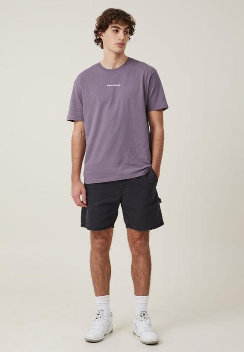Cotton On - Easy t-shirt - cadet purple avenue studios 