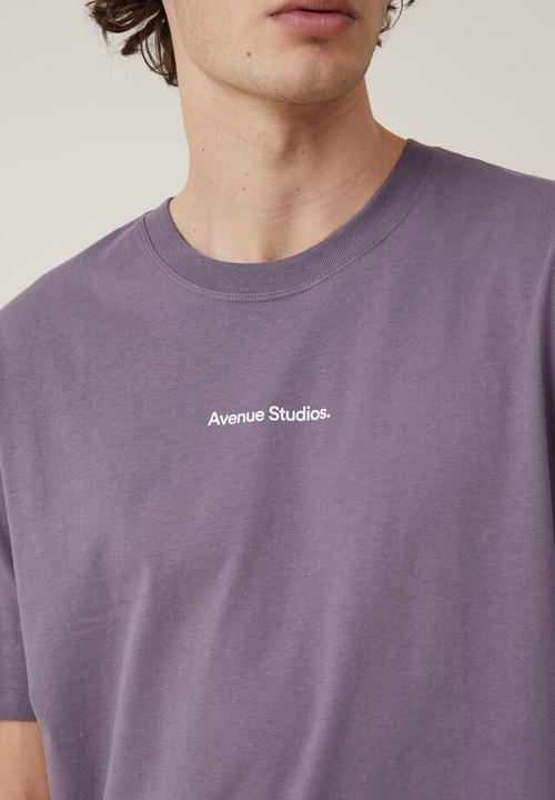 Cotton On - Easy t-shirt - cadet purple avenue studios 