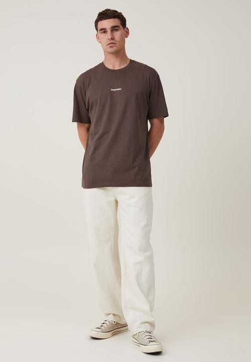 Cotton On - Easy t-shirt - ashen brown dreamstate 