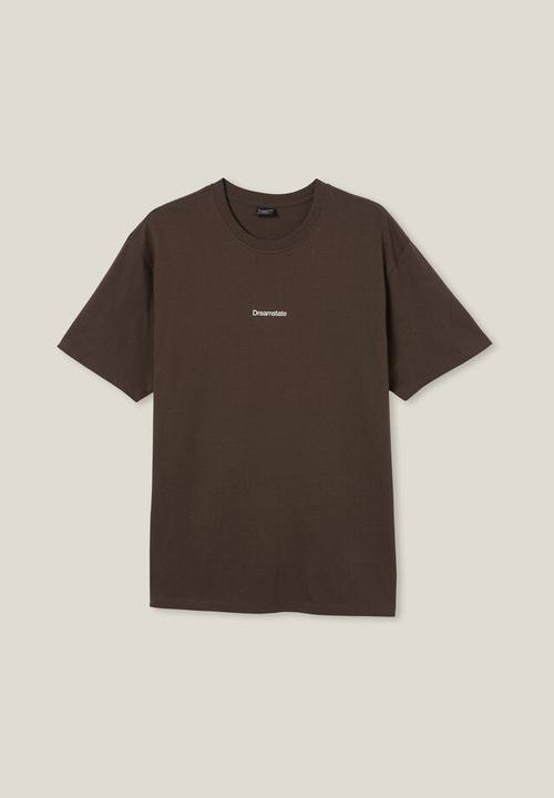 Cotton On - Easy t-shirt - ashen brown dreamstate 