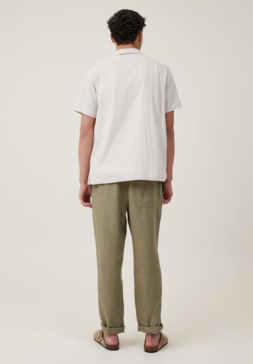 Cotton On - Linen pant - faded clover 