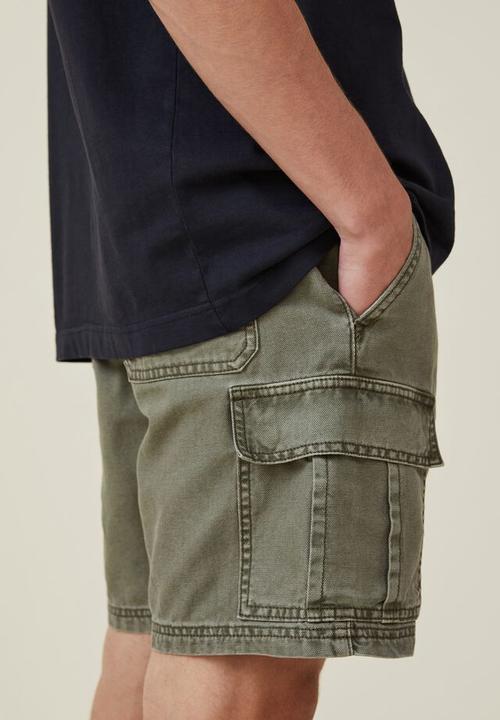 Cotton On - Worker chino short - military cargo