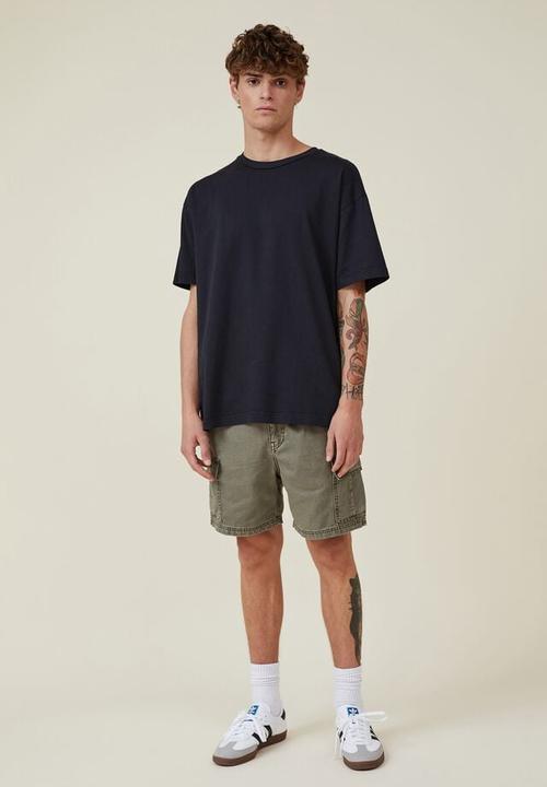 Cotton On - Worker chino short - military cargo