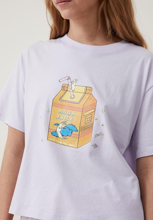 Cotton On - Jersey bed tee - moon juice