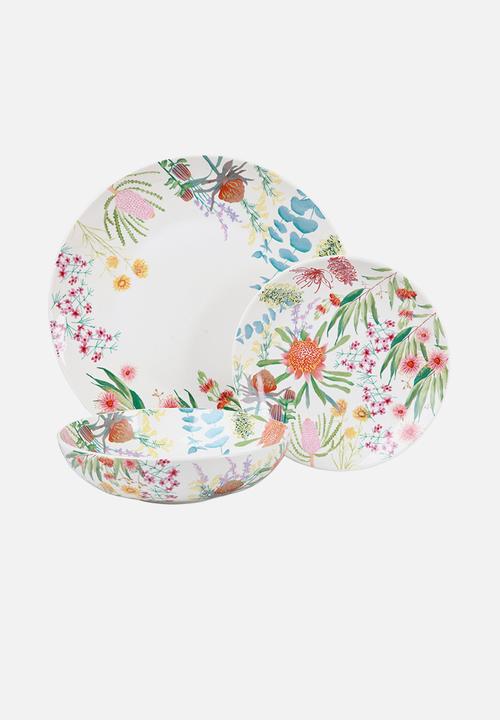 Maxwell & Williams - Royal botanic garden blooms 12pce dinner set - multi