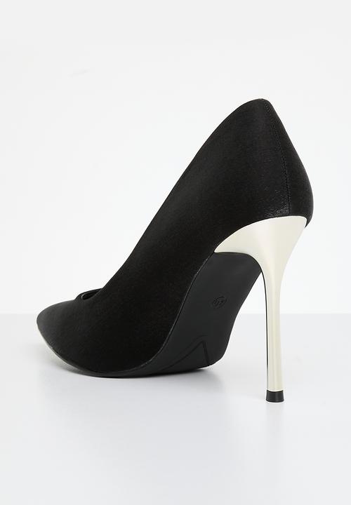 Plum - Satin court - black