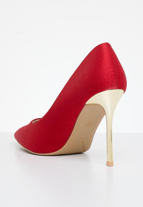 Plum - Satin court - red