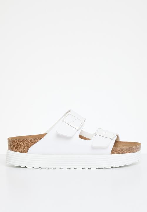 Birkenstock - Arizona grooved narrow - white