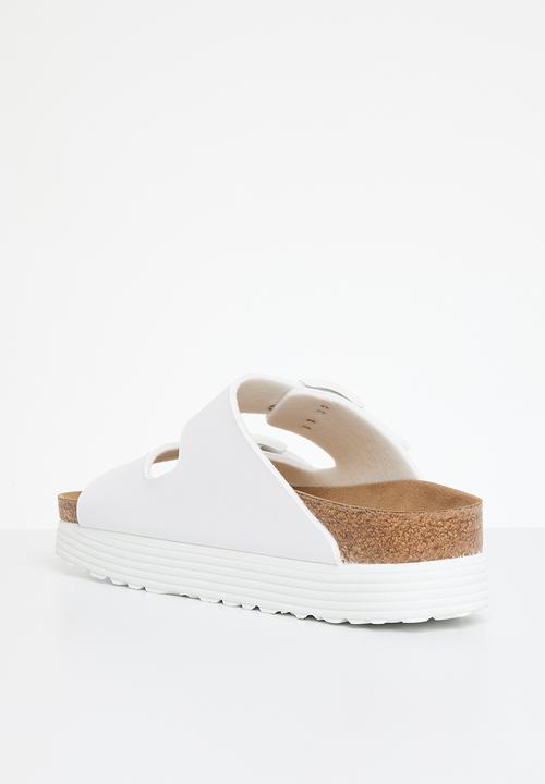Birkenstock - Arizona grooved narrow - white