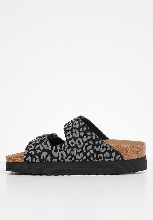 Birkenstock - Arizona grooved narrow - black