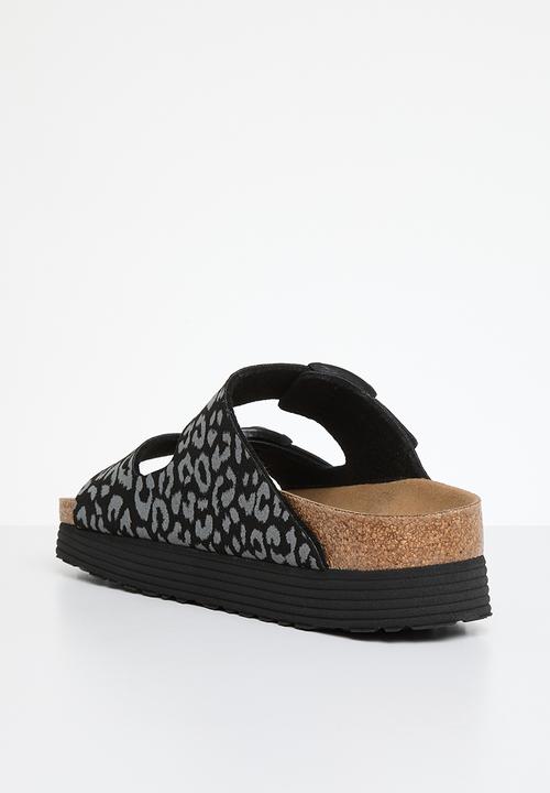 Birkenstock - Arizona grooved narrow - black