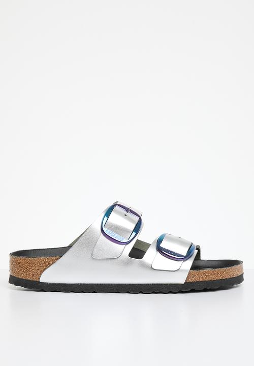 Birkenstock - Arizona metallic big buckle narrow - metallic silver