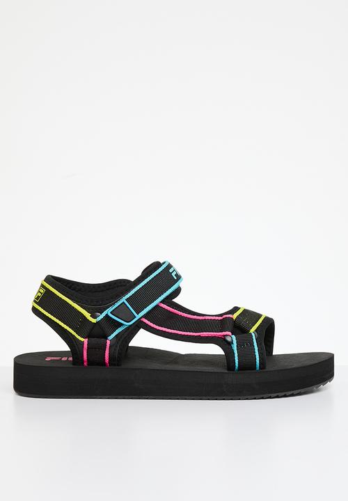 FILA - Mila sandal - black & neon