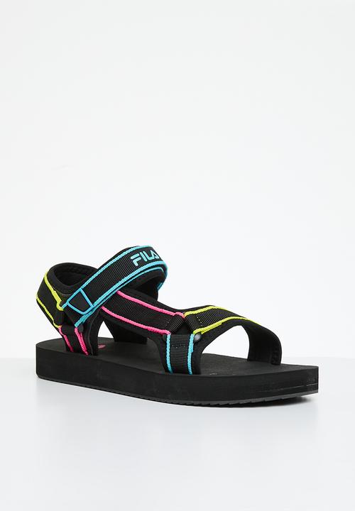 FILA - Mila sandal - black & neon