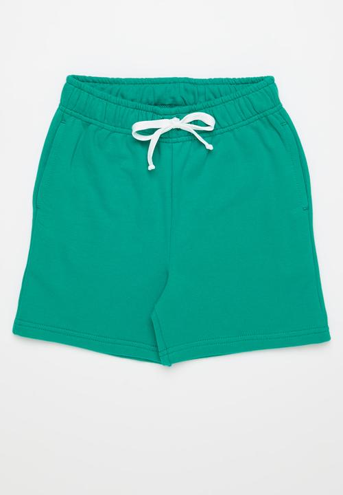 Pop Candy - 2 Pack sweat shorts - green & grey