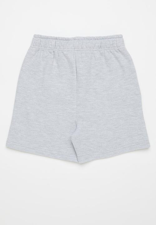 Pop Candy - 2 Pack sweat shorts - green & grey