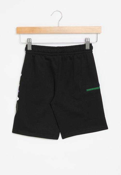 Converse - Cnvb zipper pocket short - black converse green