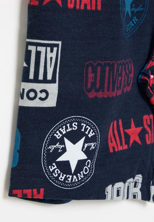 Converse - Cnvb logo aop ft short - midnight navy