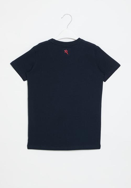 SOVIET - Boys fashion tee - navy
