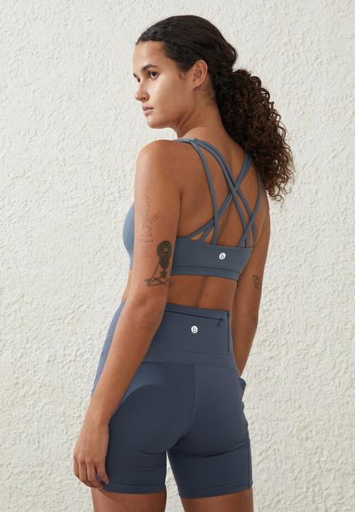 Cotton On - Ultimate rib pocket bike short - folkstone grey