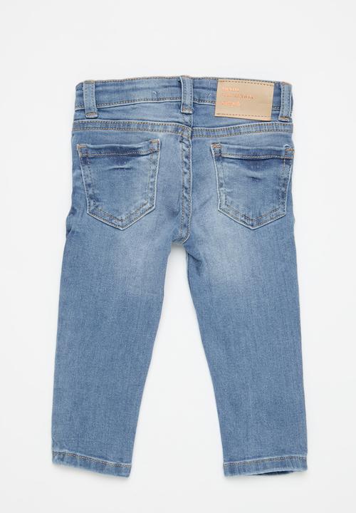 MINOTI - Girls basic skinny jean - blue