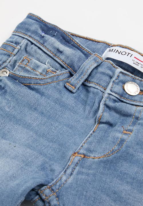 MINOTI - Girls basic skinny jean - blue