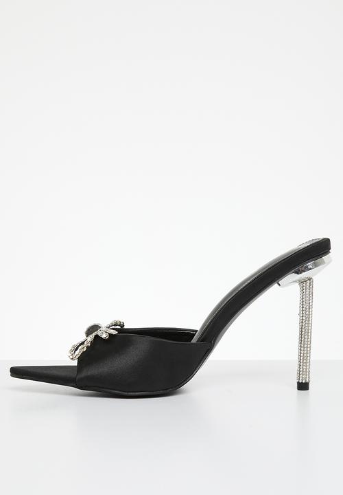Public Desire - Bowve mule heel - black