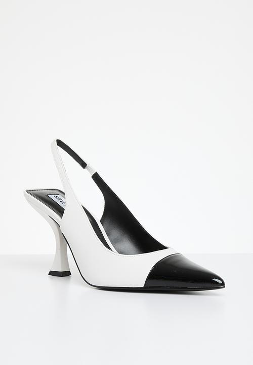 Steve Madden - Niles court heel - white & black