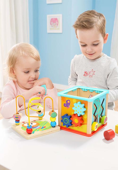 Greenbean Learning - 5-in-1 - garden activity cube - multi