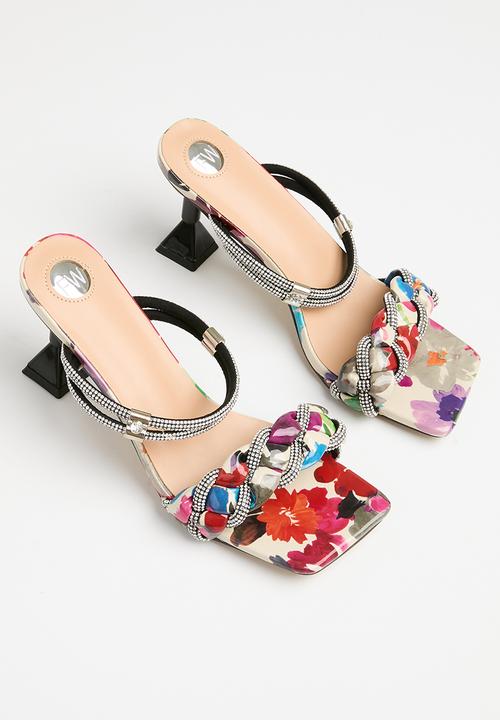 Footwork - Shedy mule heel - floral multi