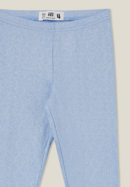 Cotton On - Huggie tights - dusk blue/iridescence foil
