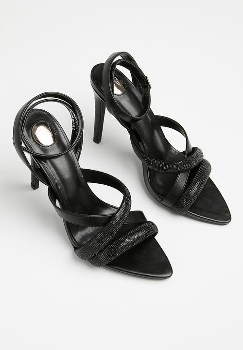 Footwork - Nannie stiletto heel - black