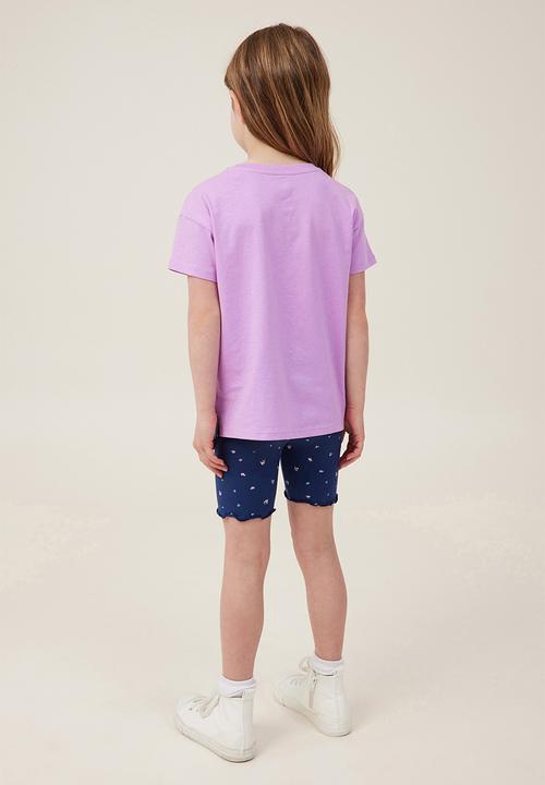 Cotton On - Hailey bike short - navy blazer/alice floral