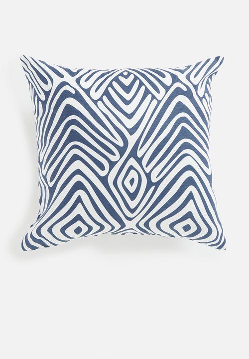Sixth Floor - Makena cushion cover - blue