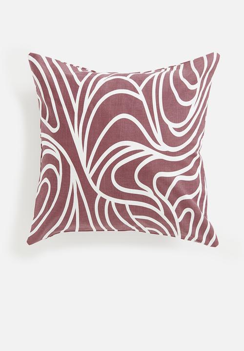 Sixth Floor - Nia cushion cover - mauve